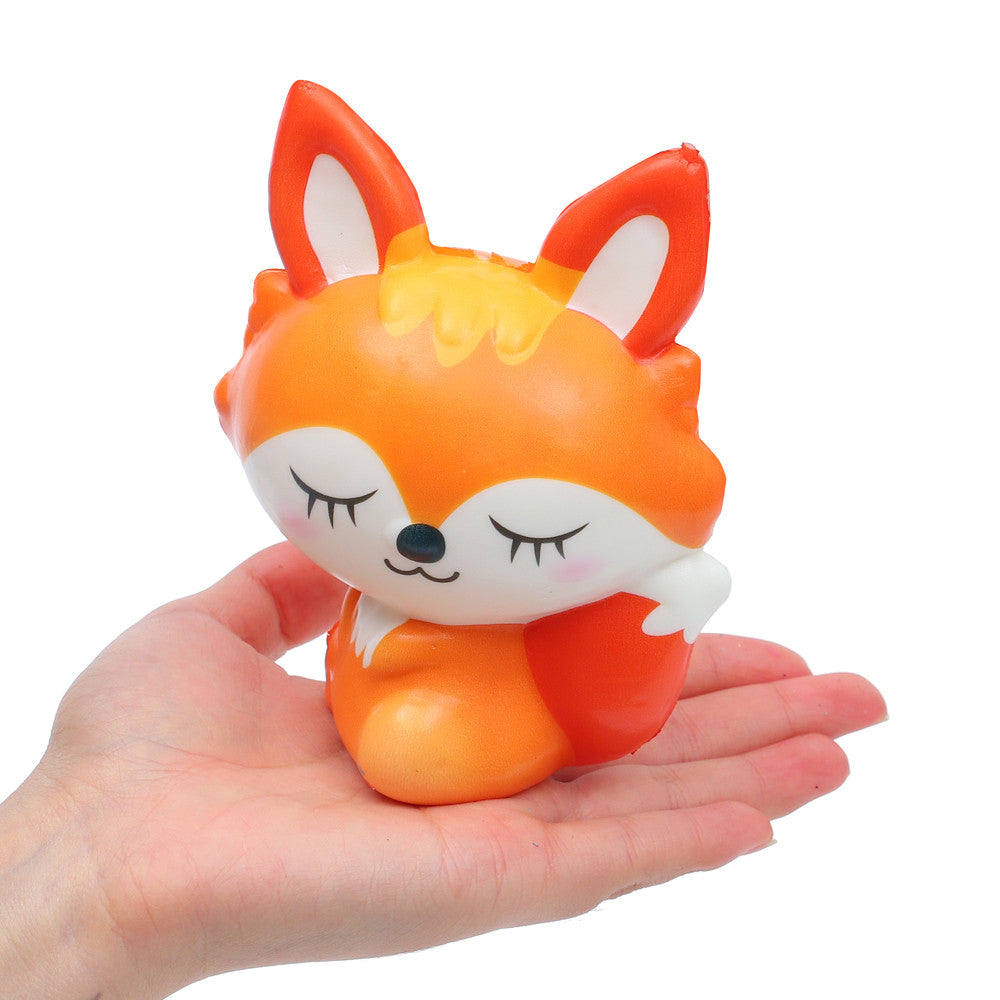 Squishy Cartoon Fox Slow Rebound Toy - SensoryFun.com