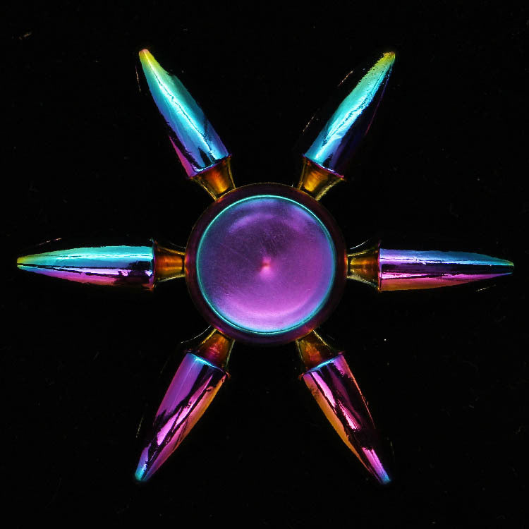 Electroplating Colourful Fingertip Spinning Top - SensoryFun.com