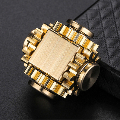 Multi Gear Metal Fidget Spinner - SensoryFun.com