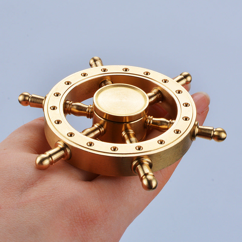 Boat Steering Wheel Fidget Spinner - SensoryFun.com