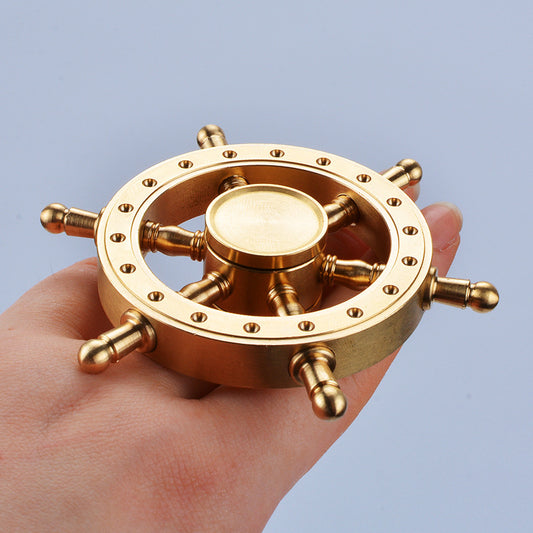 Boat Steering Wheel Fidget Spinner - SensoryFun.com