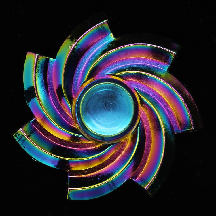Electroplating Colourful Fingertip Spinning Top - SensoryFun.com