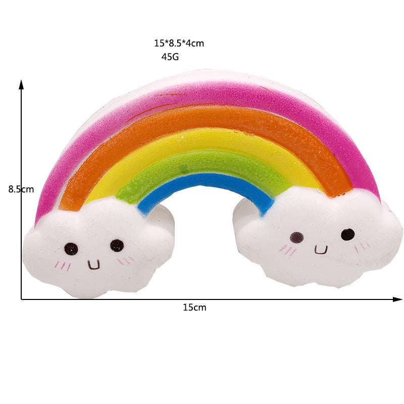 Squishy Rebound Cloud Rainbow - SensoryFun.com