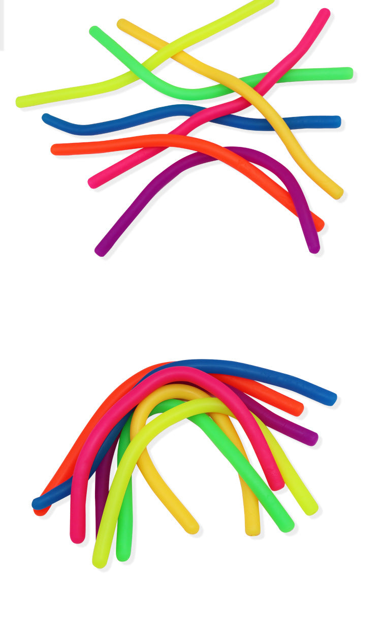 Stretchy Noodle Fidget 6,7 or 12pcs - SensoryFun.com