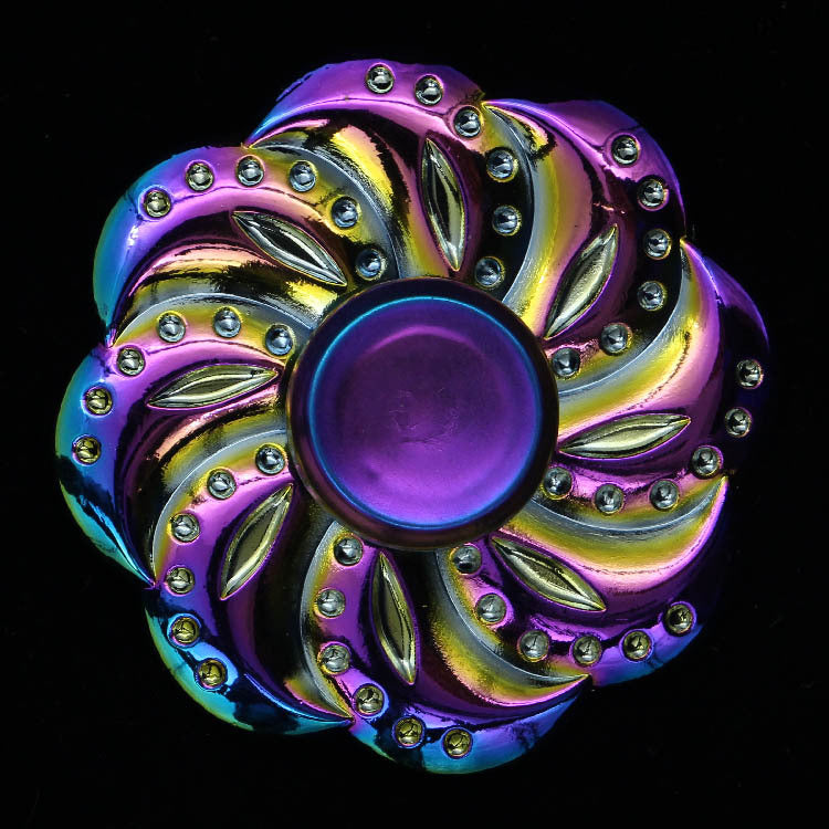 Electroplating Colourful Fingertip Spinning Top - SensoryFun.com