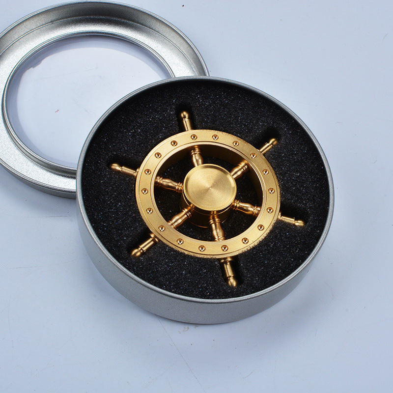 Boat Steering Wheel Fidget Spinner - SensoryFun.com
