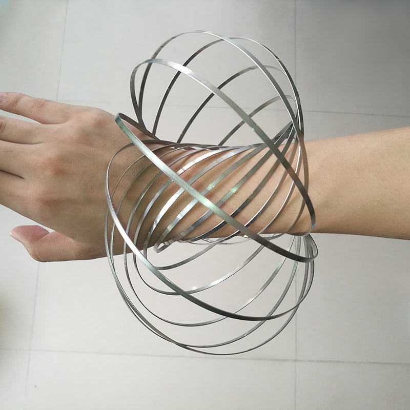 Flow Ring Toys Kinetic Spring Toy - SensoryFun.com