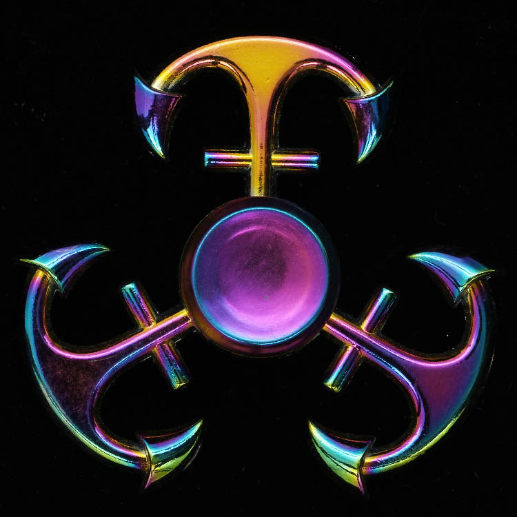Electroplating Colourful Fingertip Spinning Top - SensoryFun.com
