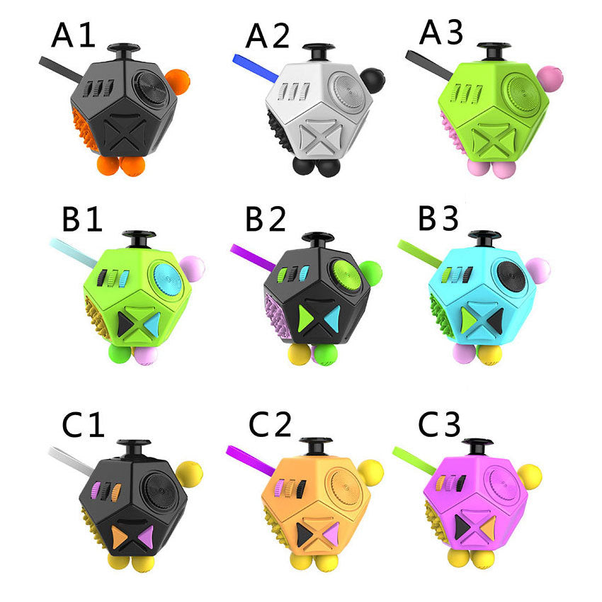 12 Sided Mega Fidget Cube - SensoryFun.com
