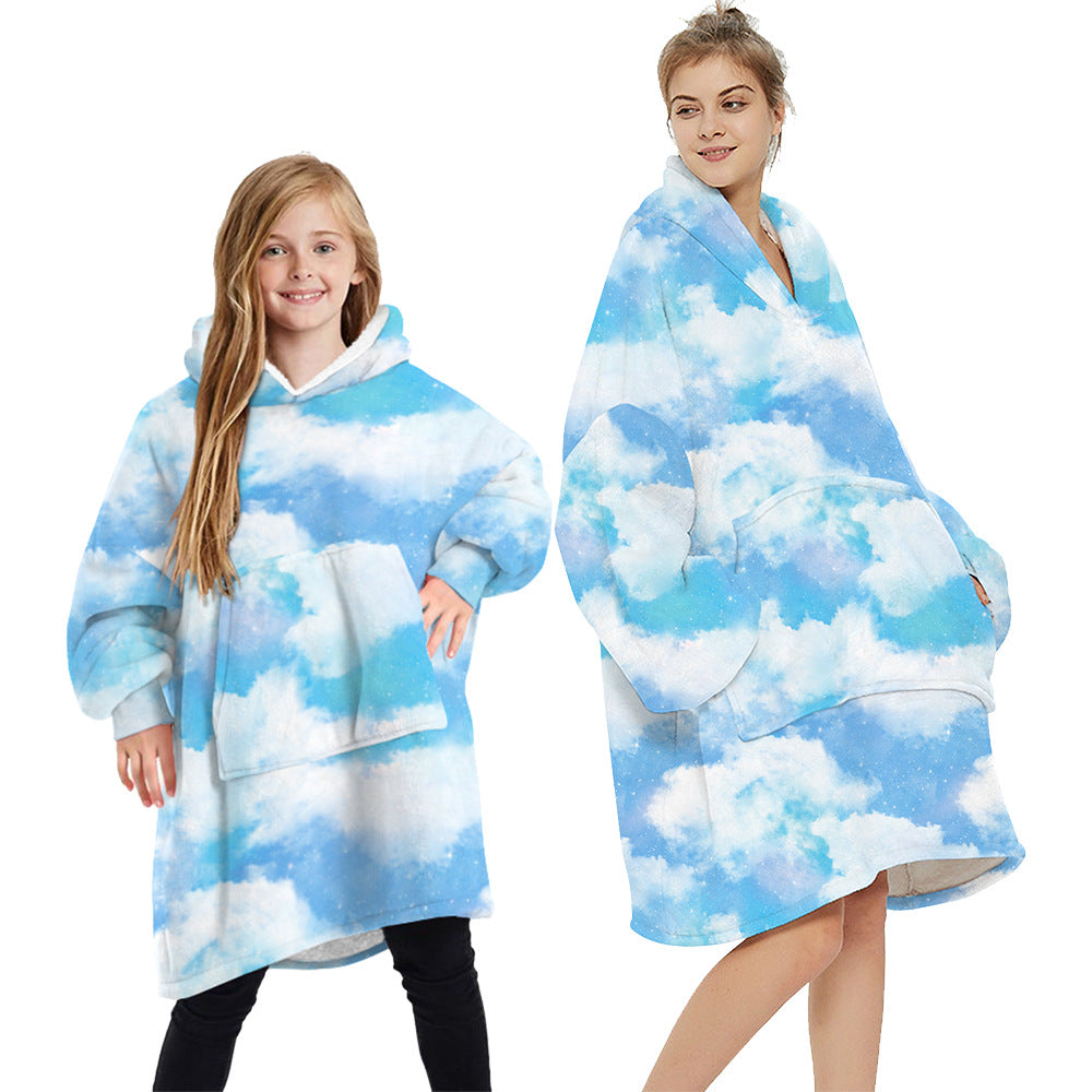 Rainbow Hoodie Blanket - SensoryFun.com
