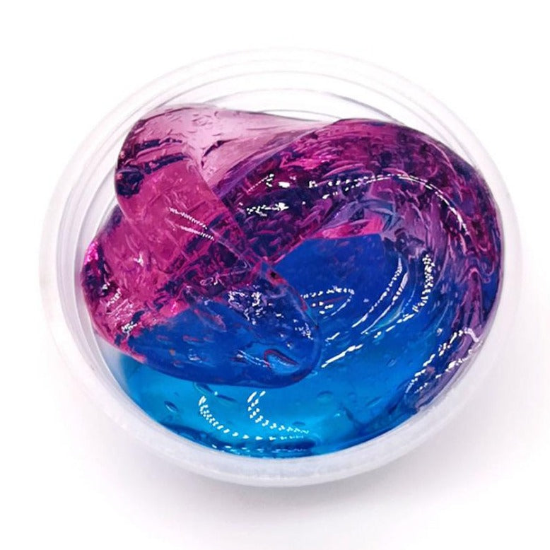 Crystal Gradient Transparent Slime - SensoryFun.com