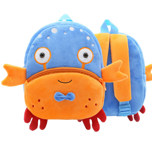 Plushy Cartoon Backpack - SensoryFun.com