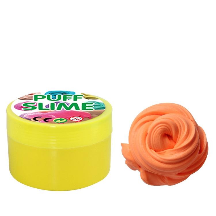Cotton Puff Slime - SensoryFun.com