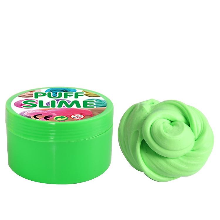 Cotton Puff Slime - SensoryFun.com