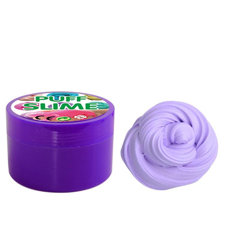 Cotton Puff Slime - SensoryFun.com