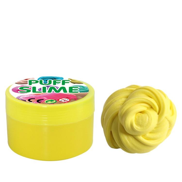 Cotton Puff Slime - SensoryFun.com