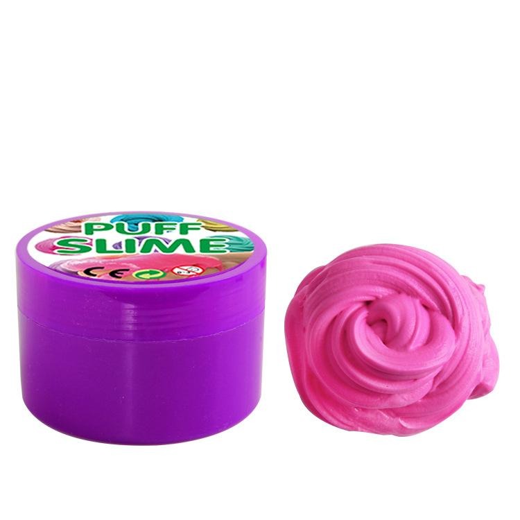 Cotton Puff Slime - SensoryFun.com