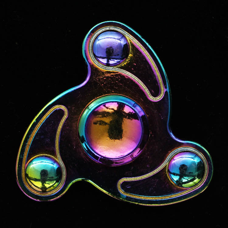 Electroplating Colourful Fingertip Spinning Top - SensoryFun.com
