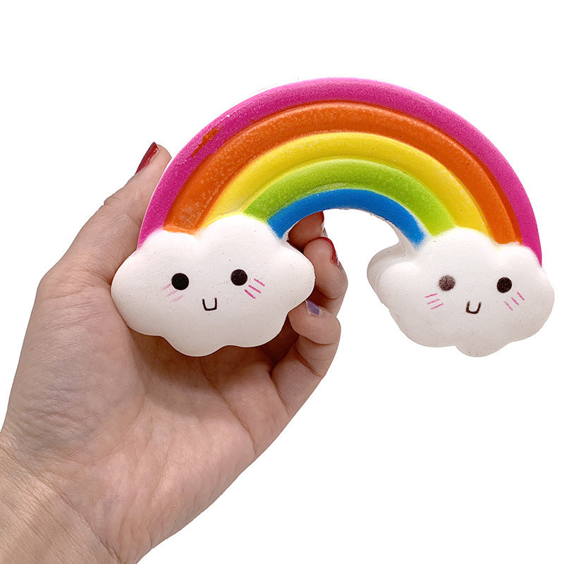 Squishy Rebound Cloud Rainbow - SensoryFun.com