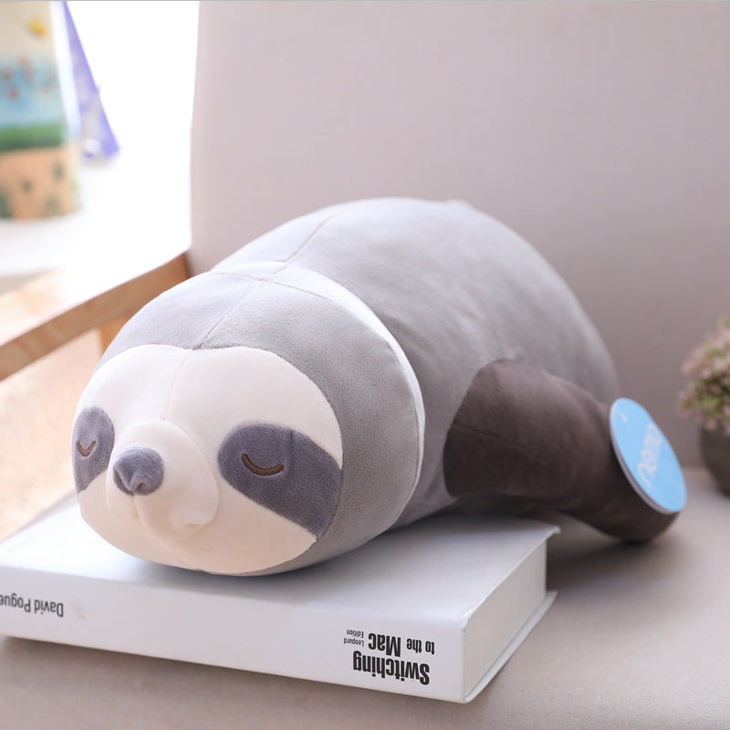 PlushyPillow Sloth Plush Toy - SensoryFun.com
