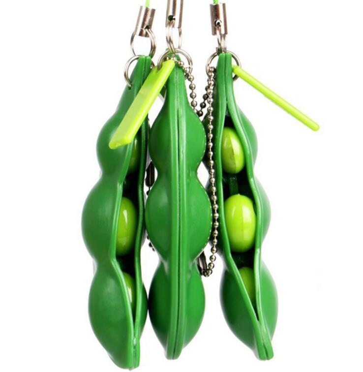 Pea Pod Popper Squeezy Pea Fidget - SensoryFun.com