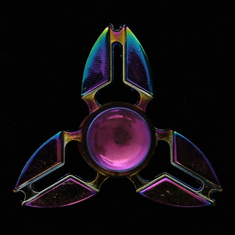 Electroplating Colourful Fingertip Spinning Top - SensoryFun.com