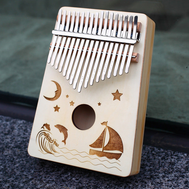 Thumb Piano Kalimba 17 Sounds - SensoryFun.com