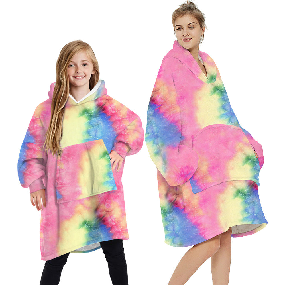 Rainbow Hoodie Blanket - SensoryFun.com