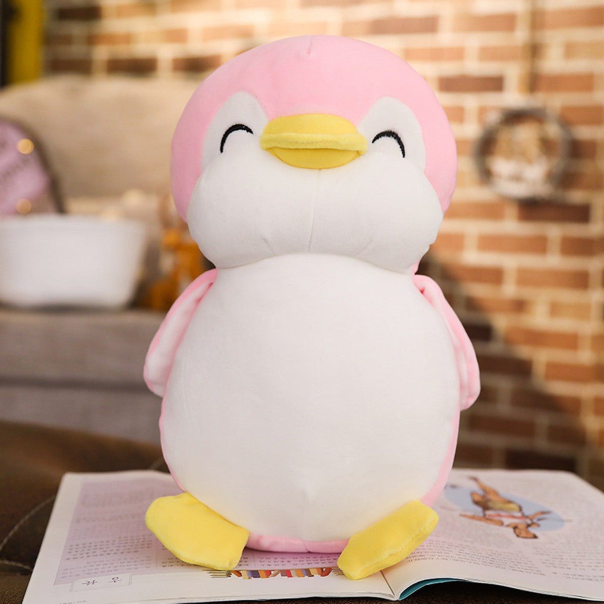 PlushyPillow Penguin Plush - SensoryFun.com