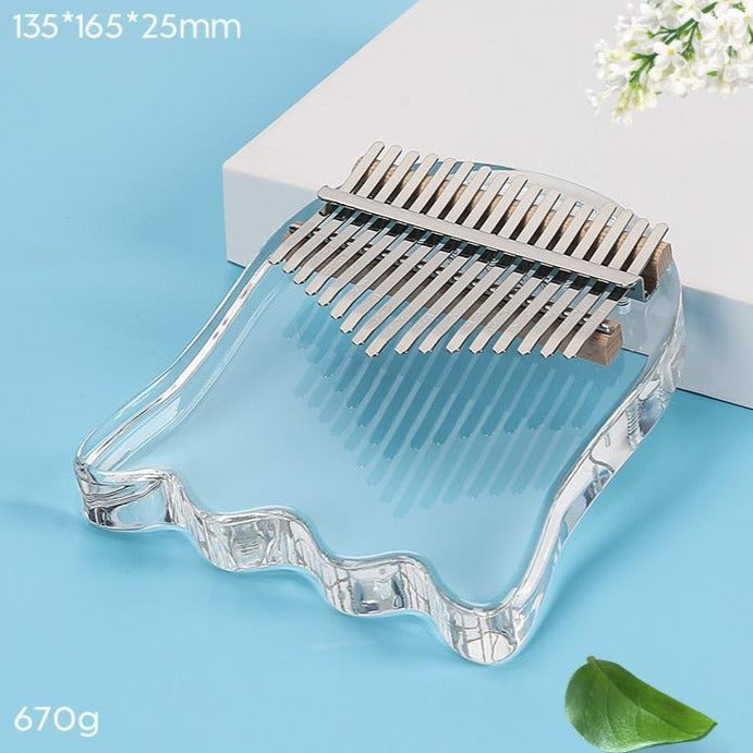Acrylic Kalimba 17-Tone Thumb Piano - SensoryFun.com