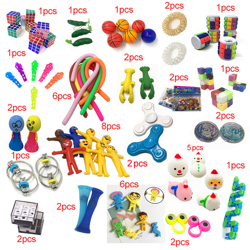 Various Pop It Sets 14pcs, 20pcs, 21pcs, 22pcs 24pcs, 51pcs - SensoryFun.com