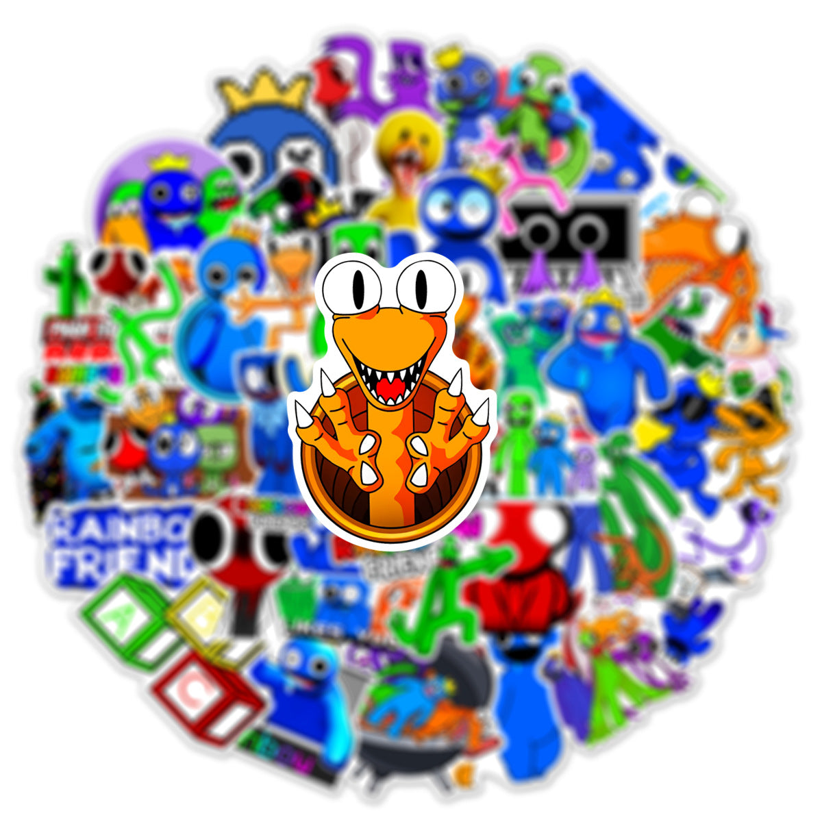 🎁 Buy 1 Get 1 Free - Rainbow Friends Roblox Stickers Waterproof Stickers