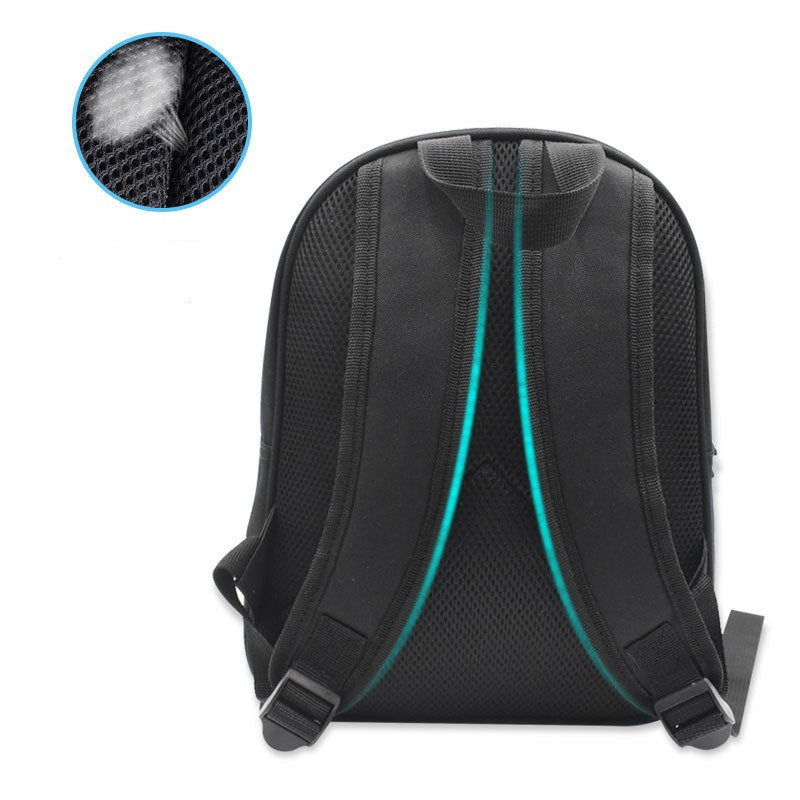 Schoolbag Fidget LED Light Flashing Pop-It Bag