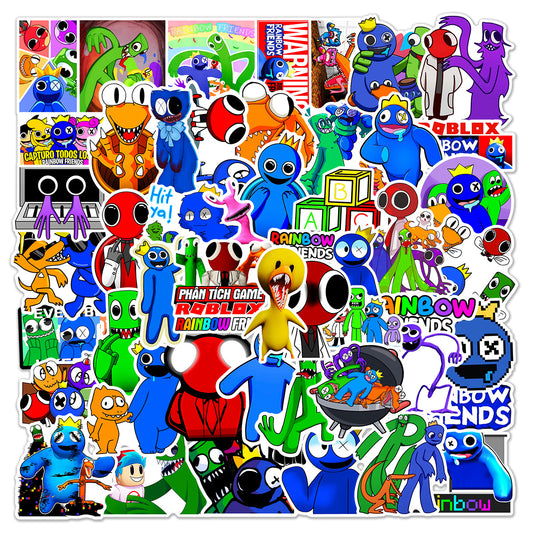 🎁 Buy 1 Get 1 Free - Rainbow Friends Roblox Stickers Waterproof Stickers