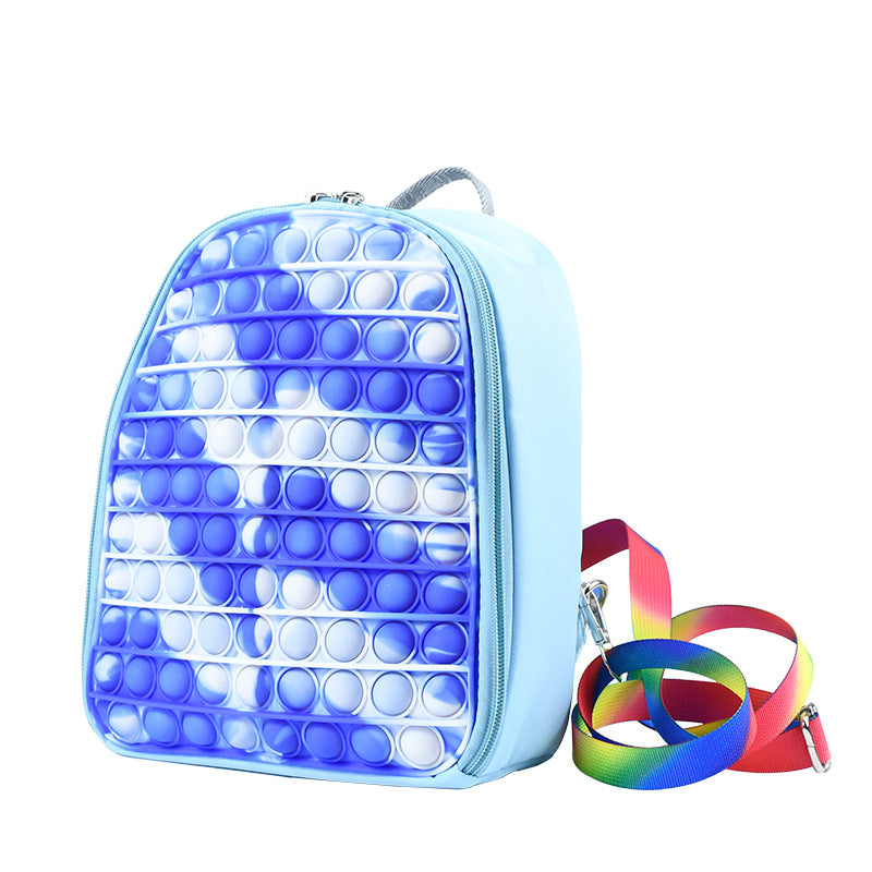 Fashion Pop-It Bag Bubble Fidget Backpack