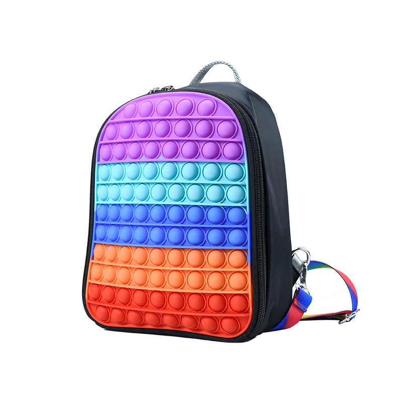 Fashion Pop-It Bag Bubble Fidget Backpack