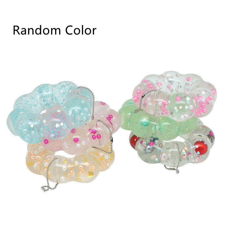 Clear Crystal Squishy Bracelet