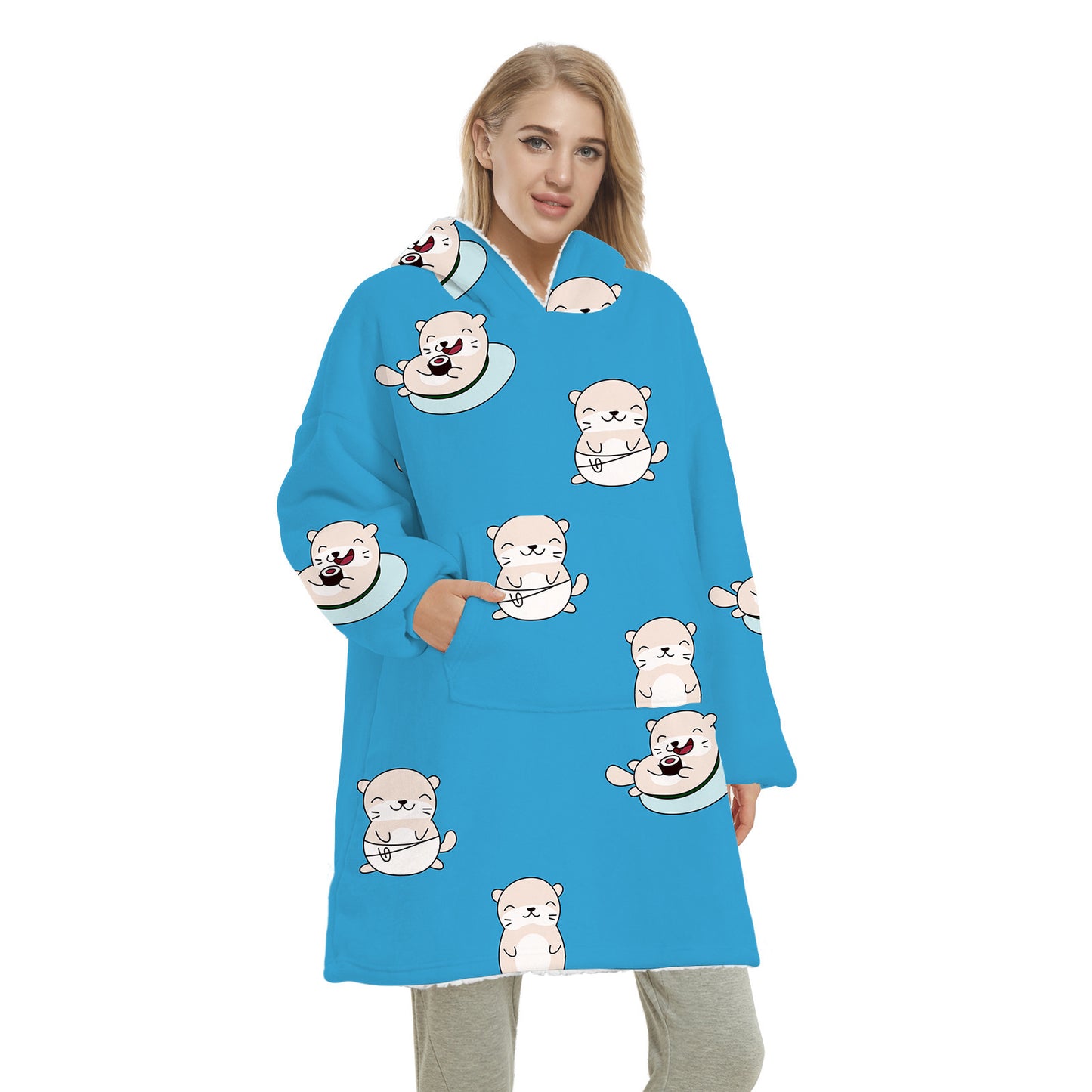 Winter Blanket Hoodie - SensoryFun.com