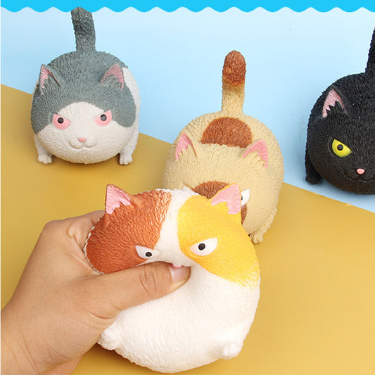 Squishy Cute Daze Cat Toy - SensoryFun.com