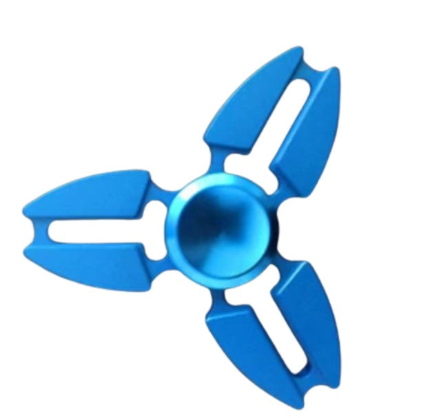 Aluminium Triangle Crab Fingertip Spinner - SensoryFun.com
