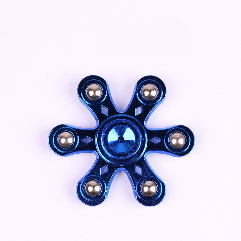 Electroplated Steel Ball Fidget Spinner - SensoryFun.com