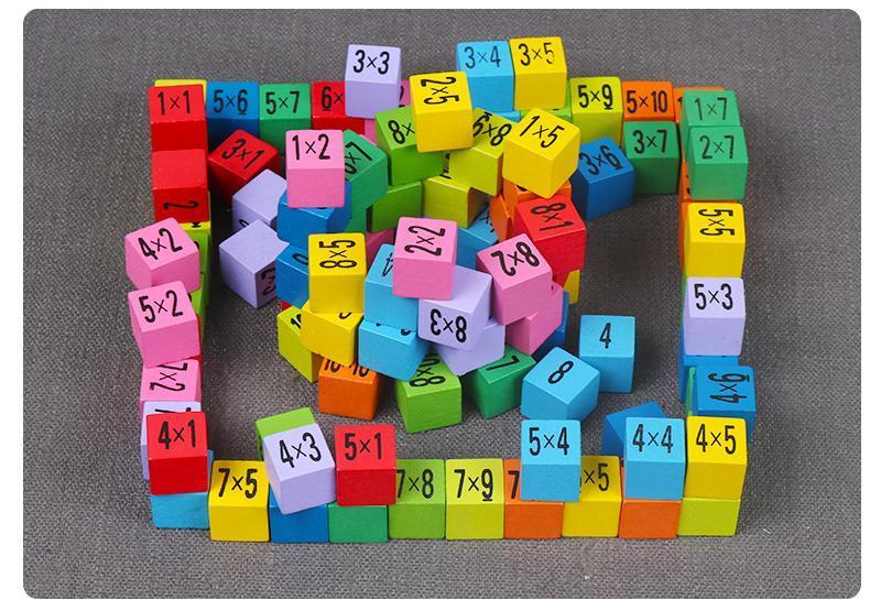 Wooden Montessori Multiplication Table - SensoryFun.com