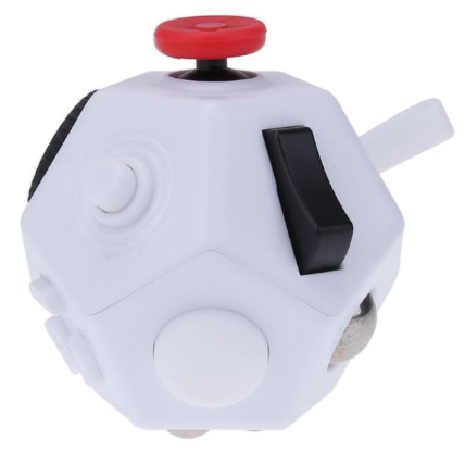 12-face Fidget Cube Relieves Stress and Anxiety - SensoryFun.com