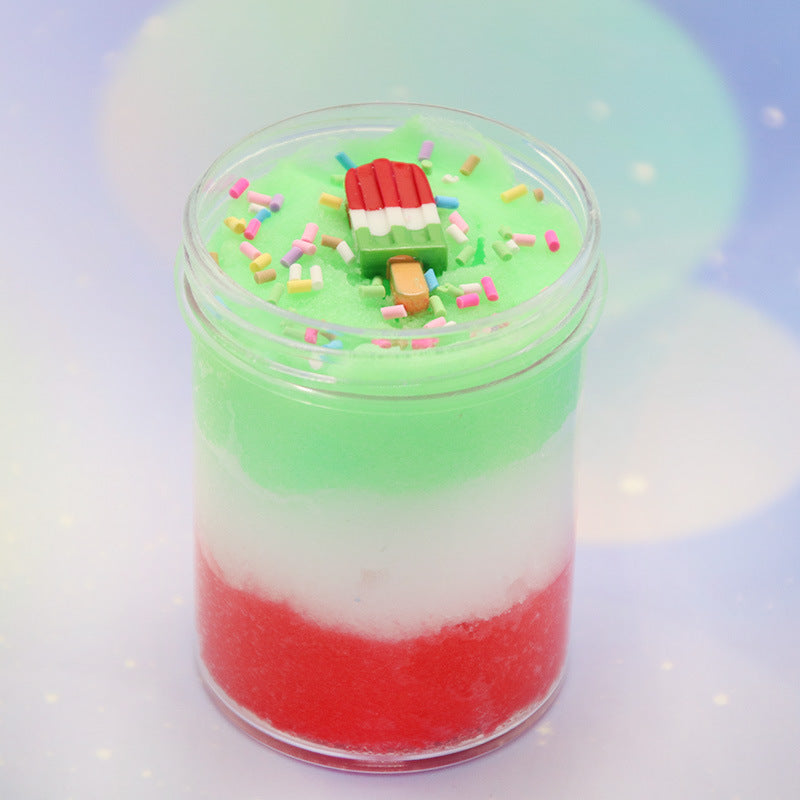 Ice Cream Multicolour Slime Cup - SensoryFun.com
