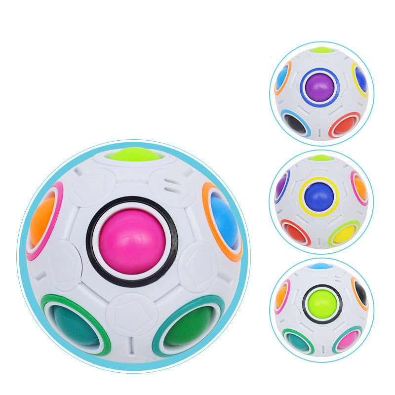 Magic Rainbow Ball Puzzle - SensoryFun.com