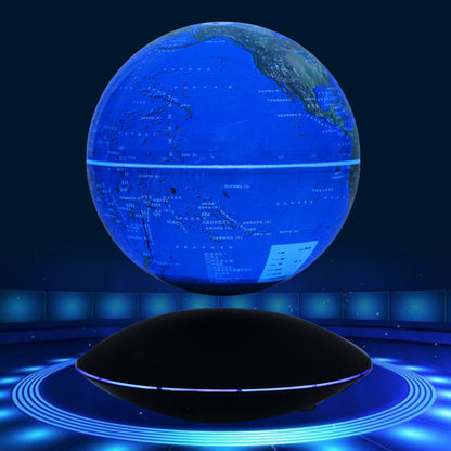 Magnetic Levitation Globe 6-Inch Rotation Luminous - SensoryFun.com