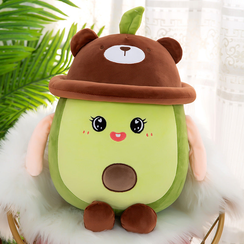 PlushyPillow Avocado Plush Toy - SensoryFun.com