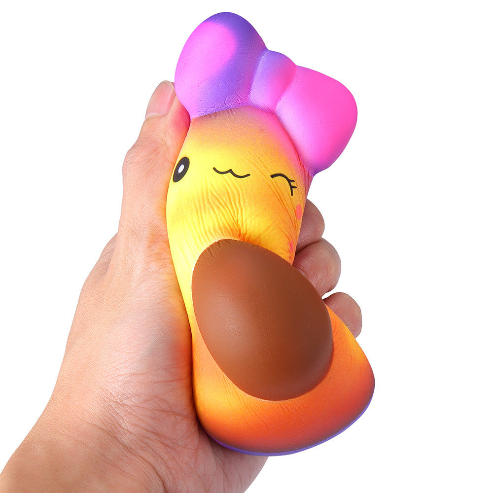 Slow Rebound Avocado Temperature Change Colour Toy - SensoryFun.com