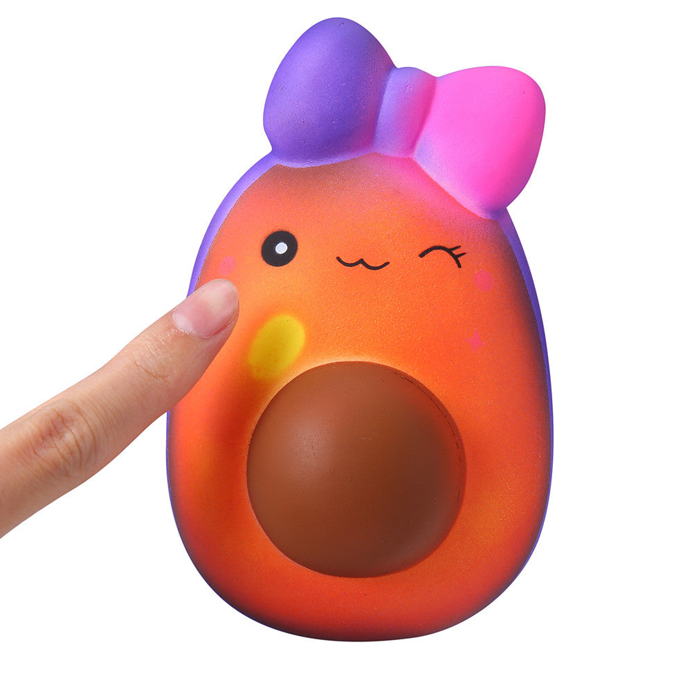 Slow Rebound Avocado Temperature Change Colour Toy - SensoryFun.com