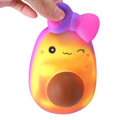 Slow Rebound Avocado Temperature Change Colour Toy - SensoryFun.com